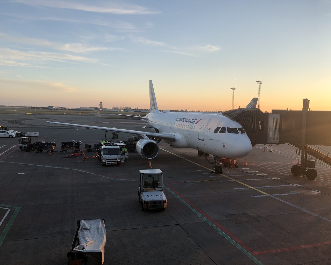 Review of Air France flight from Copenhagen to Paris in Economy