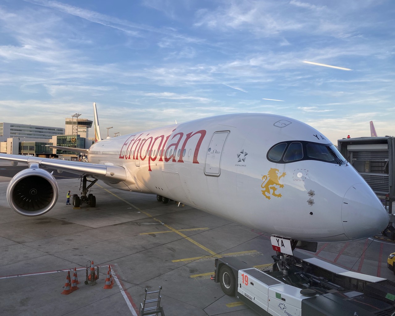 Flug Addis Abeba - Frankfurt Ethiopian Airlines flight-report.com