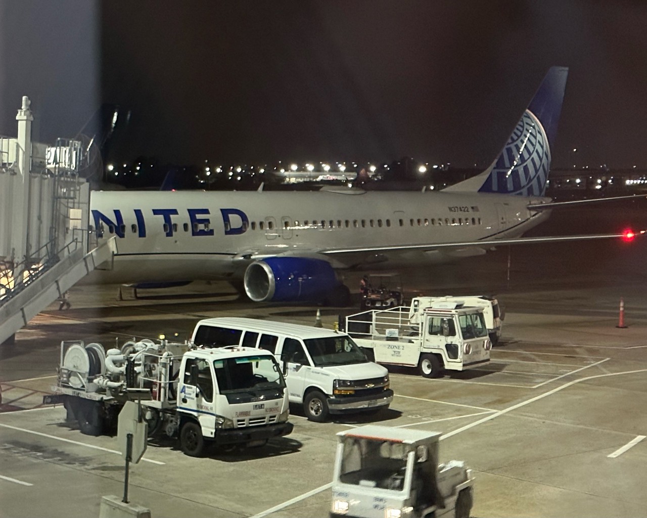 Review of United flight from Houston to San Francisco in Domestic First