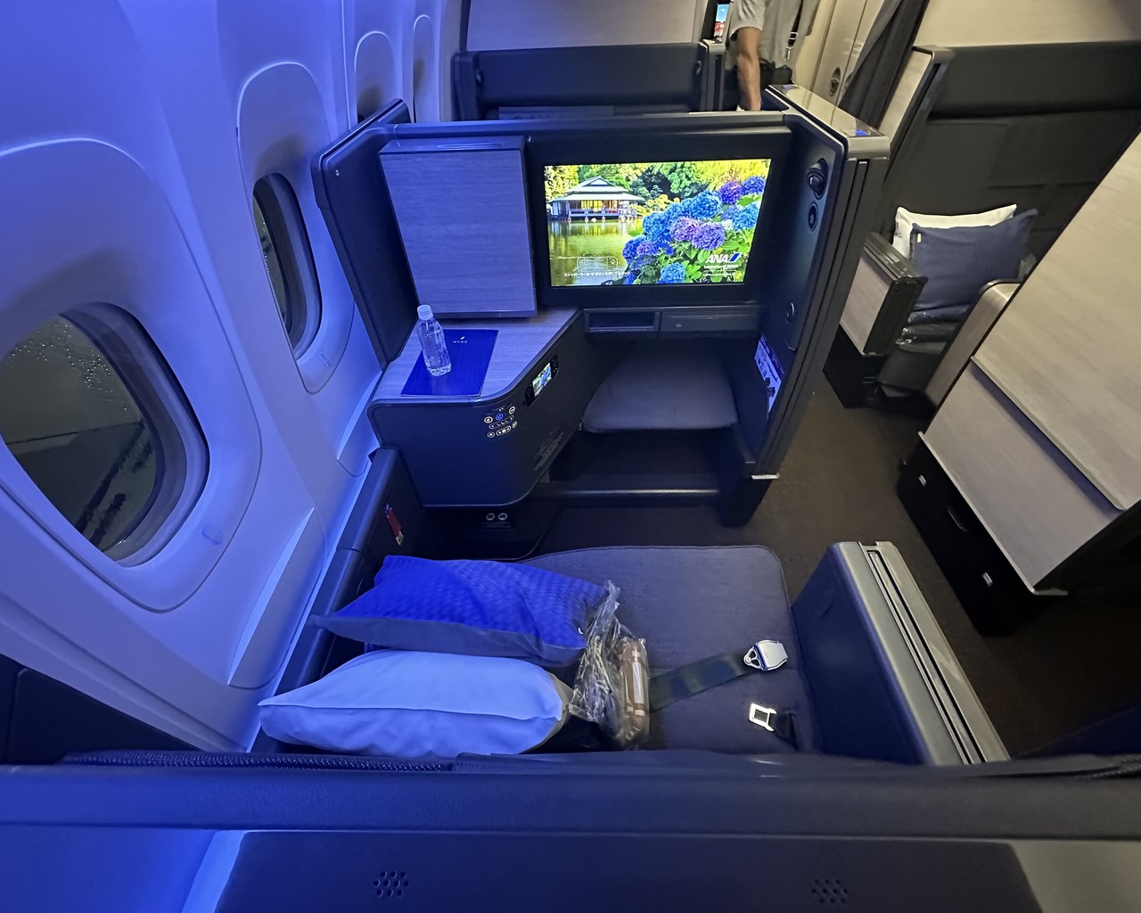 Review of ANA flight from Tokyo to San Francisco in Business