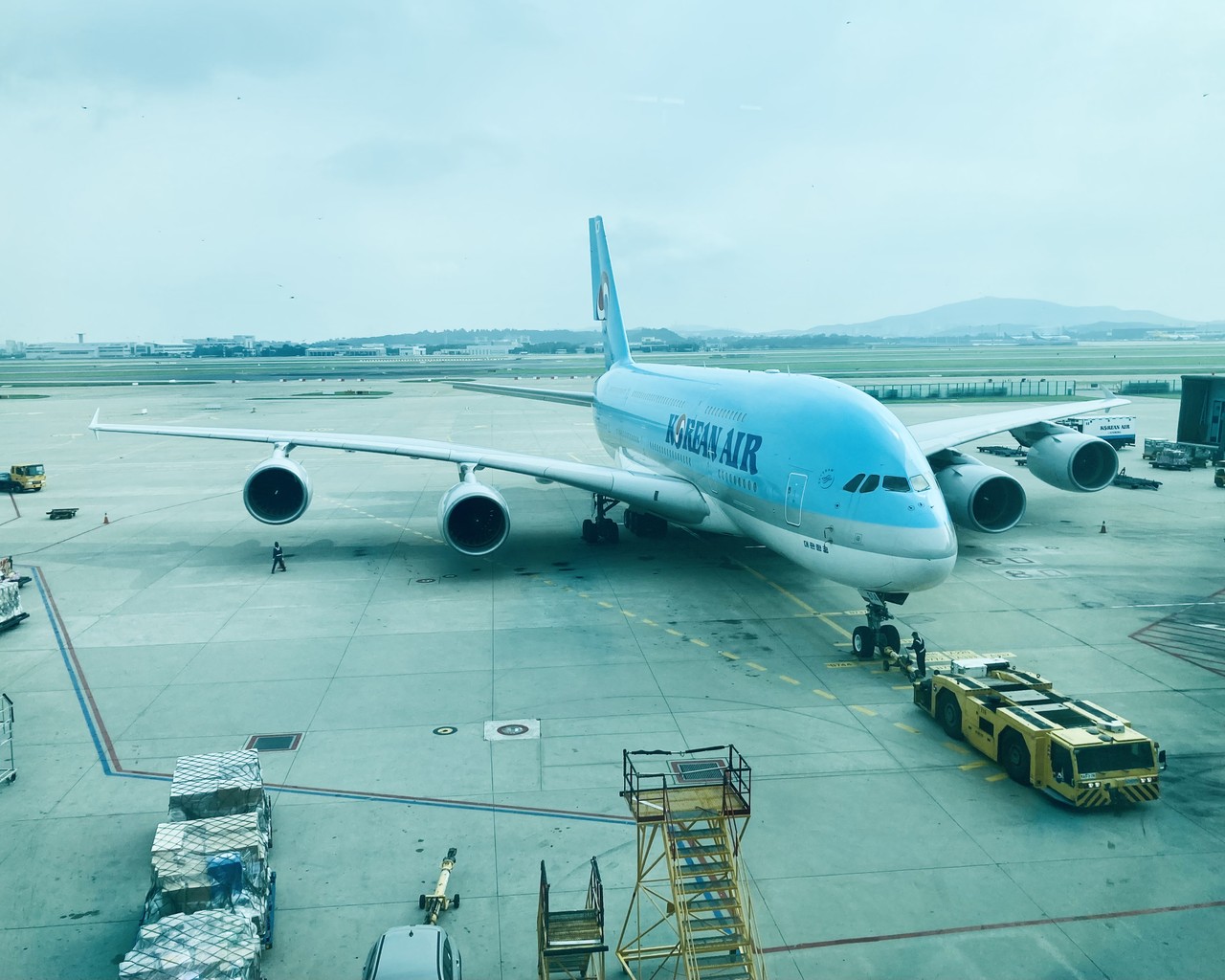 Review Of Korean Air Flight From Seoul To Taipei In Economy
