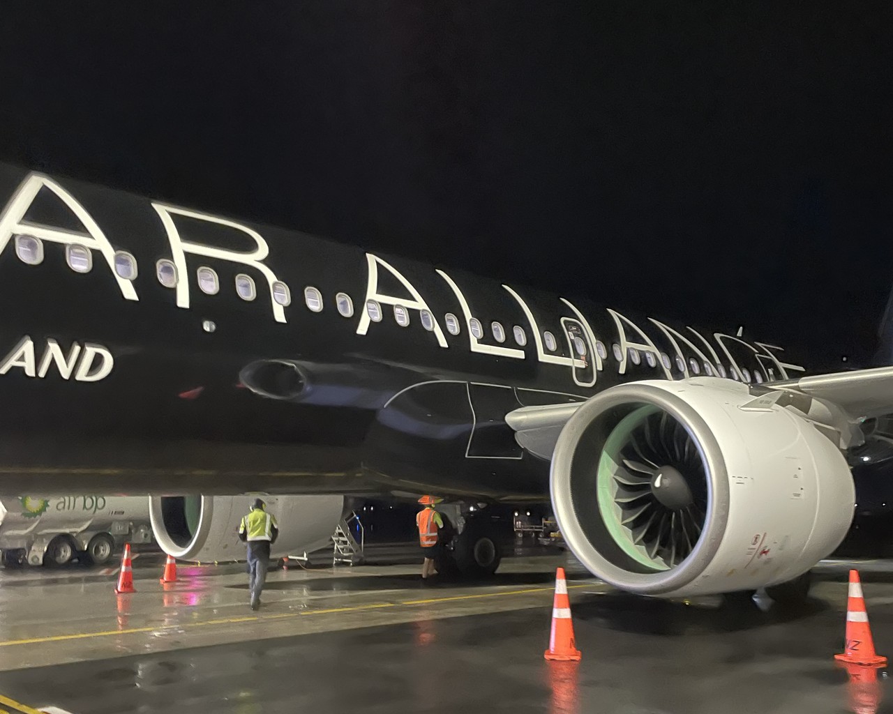 Review of Air New Zealand flight from Queenstown to Auckland in Economy