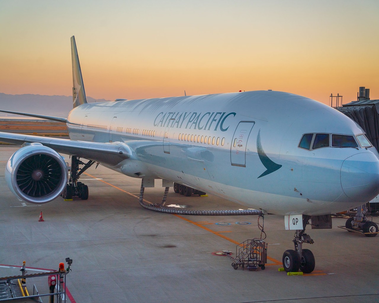 Review of Cathay Pacific flight from Osaka to Hong Kong in