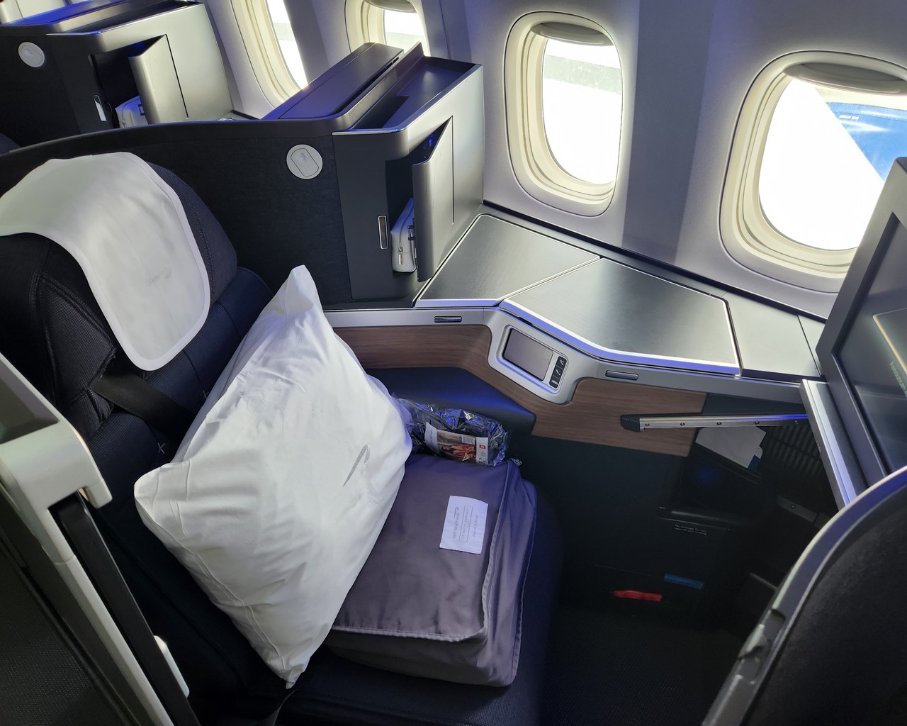 Review of British Airways flight from London to New York in Business