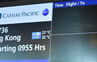 Review Of Cathay Pacific Flight From Singapore To Hong Kong In Economy